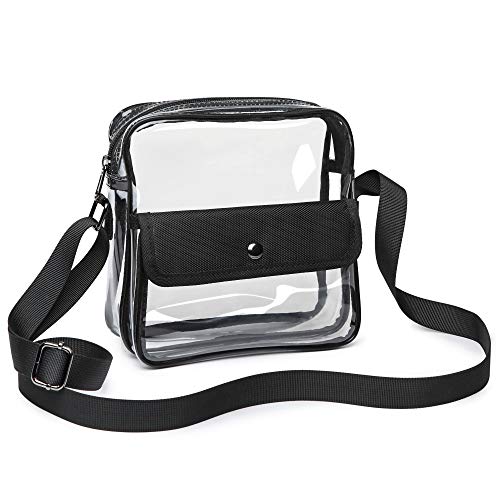 iSPECLE Clear Purse, Clear Stadium Bag Approved for NFL, PGA, NCAA, Casino, Adjustable