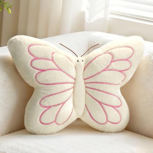 FALAX White Butterfly Shaped Pillow