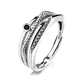 🎁 Cuidado del anillo: no use el anillo durante el ejercicio vigoroso; Evite el contacto con productos de limpieza y perfumes; Puede limpiar sus joyas con un paño de pulido para restaurar el brillo.