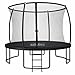 Zero Gravity Trampolin Outdoor Ø 183/244/305/366/427 cm, TÜV GS, Smartes Klappnetz für schnellen Auf- und Abbau, Outdoor Trampolin Komplett-Set inkl. Leiter, Aufbauvideo, Ultima 4