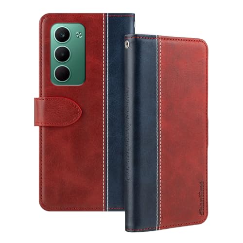 Shantime ���U�[�t���b�v�P�[�X OPPO A5 5G Global CPH2735 �Ƃ̌݊������� �J�[�h�z���_�[�t�� RFID�u���b�N �}�O�l�b�g�L�b�N�X�^���h �X�����t�B�b�g �r�W�l�X�ی�J�o�[(���b�h)