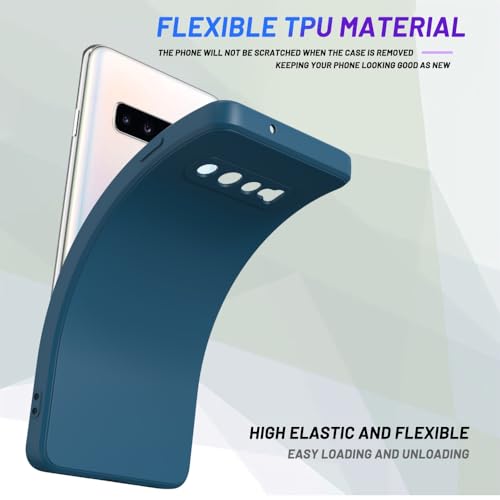 Image of for Samsung Galaxy S10 Plus Case Dark Blue, Scratch Resistant with Soft Touch, Slim Thin Phone Cover for Samsung Galaxy S10 Plus