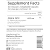 Balancebreens Alpha GPC Choline Supplement 600mg, 120 Veg Capsules - Advanced Memory Formula, Nootropic Brain Support (120 Count (Pack of 1))