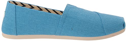 Image of TOMS Women's Alpargata Heritage Canvas Espadrille Loafer Flat, Island Blue, 7.5