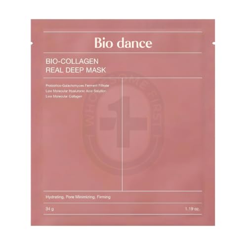 Image of Korean Bio Dance Bio-Collagen Mask, Made in Korea, 34g (Pack of 2)