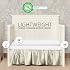 Dream On Me, Edgewood 4-in-1 Convertible Mini Crib, Olive & Holly 3 Fiber Portable, Greenguard Gold Certified, Waterproof Vinyl Cover, Lightweight Mini Crib Mattress, White