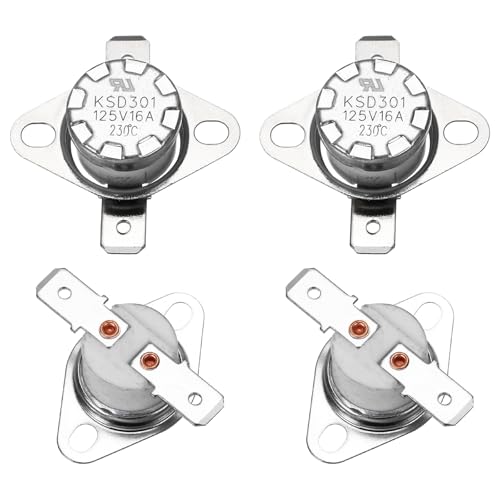 Thermostat KSD301 230°C pour réparer votre cafetière, four et micro-ondes en céramique