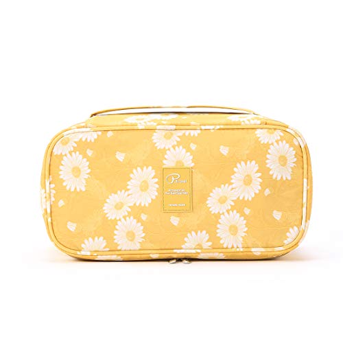 Almacenamiento Caso de Viaje Bra Ropa Interior Organizador Bolsa Tuscall Neceser de Viaje Impermeable Bolsa de Cosméticos para Viajes, hogar (Daisy)