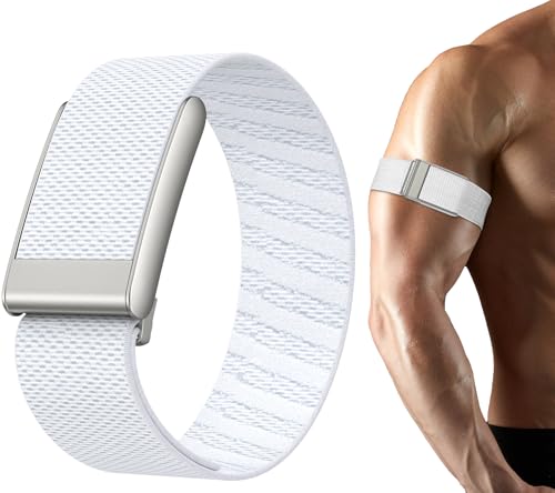 omee Nylon Sport Band Compatible with Whoop 5.0 Bicep Bands One Peak and Life Breathable Nylon Adjustable Waterproof Replacement Wristbands Straps for Whoop Band 5.0 Not Compatible with Gen 4