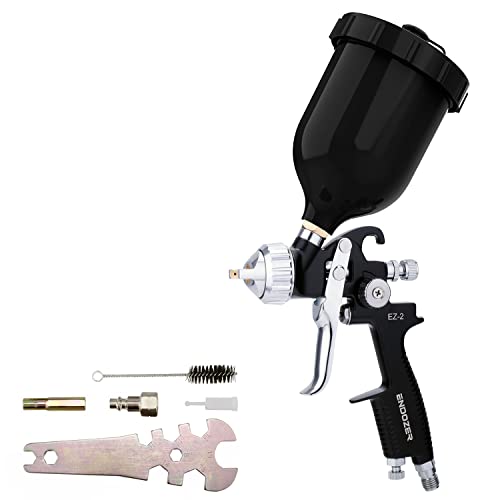 ENDOZER Economical All-Round Spary Gun Pneumatic Gravity Feed Painter with 1.4mm Nozzles, 20 oz, 600cc