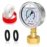 Boltigen 0-200 Psi Water Pressure Gauge, 3/4