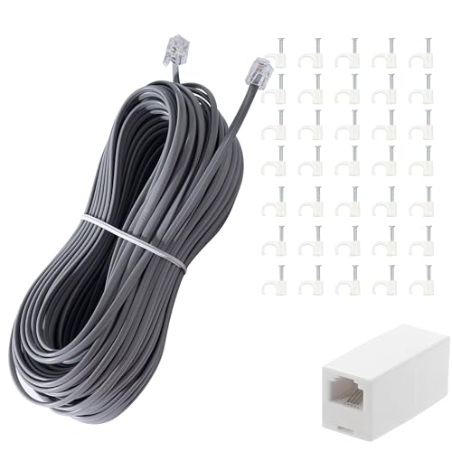 Cable de extensión para teléfono largo para solucionar la falta de tomas con divisor RJ11