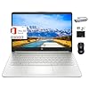 HP MarxsolAccessory Silver – Laptop portátil de 14 pulgadas con microborde, Intel Quad-Core N4120, 8 GB de RAM, 256 GB (tarjeta eMMC de 128 GB + 128 GB), cámara web, WiFi, Windows 11S + 1 año Office