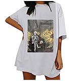 zz top Pullover sexy BVB ytk CFD pärchen rehpinscher arminia Bielefeld Hemd owerseis t-Shirt mädchen Onesie Weihnachten Shapewear Damen Xmas Pullover Damen uqk unterhemd Hoodies für(D-Weiß,XL)