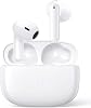 SAMSHOP Wireless Earbuds Bluetooth 5.3 Headphones NEW Wireless Headphones with 4 ENC Mic 56H Bluetooth Earphones in Ear Noise Cancelling Deep Bass Mini Ear Buds Bluetooth Earbuds IP7 Waterproof(White)