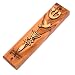 Olive wood Messianic Mezuzah engraved and ornamented with Laser ( 5 inches )