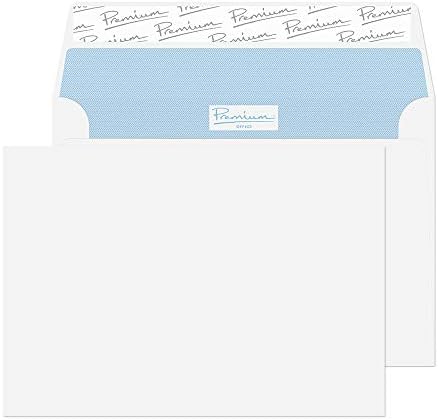 Blake Premium Office C5 162 x 229 mm 120 gsm Peel and Seal Window Wallet Envelopes (34214W) Ultra White Wove - Pack of 50