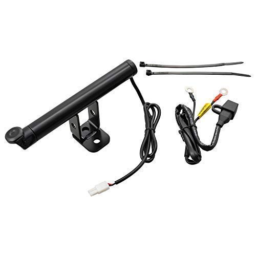 デイトナ バイク用 USB電源&クランプバー USB(5V/2.1A) iPhone/Android対応 ステムクランプ マルチバーUSB電源 スタンダード 155mm 93387