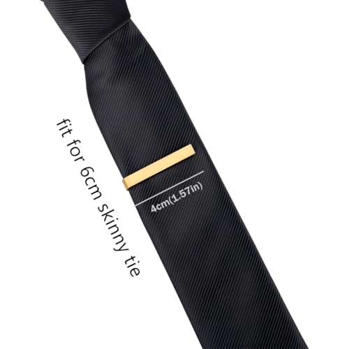 honey bear 15734 3pcs mens boys skinny tie clip set tie bar for narrow tie gift 4cm