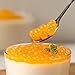 Tea Zone [7 Pounds] Mango Pearls for Boba Tea Beverages, Sweets, Ice Cream Topping | B2051