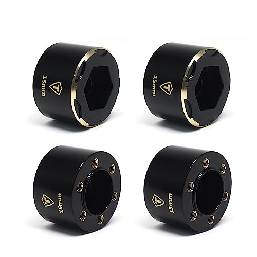 Moyeux de roue en laiton 2.2 TREAL lestage lourd et extensions 15 mm pour crawler