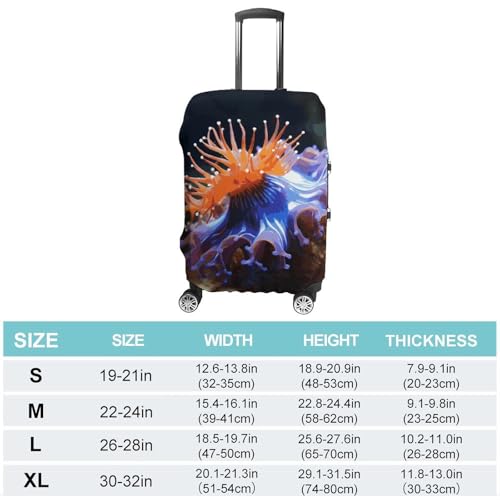 Nudibranch Printed Luggage Cover Protector, Fits 18-32 Inch Luggage2