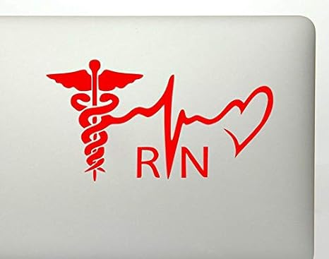 adesivo per laptop per infermieri