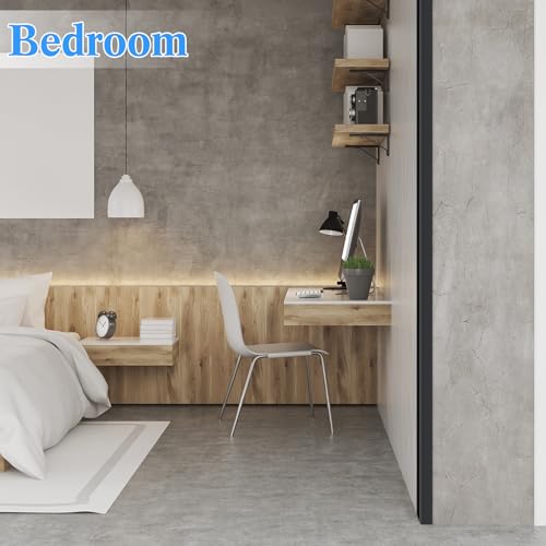 Image of Sasylvia 10 Pcs Wall Corner Protector Guards, 1 x 1 /2 x 36 Inches Avoid Scratching Scuffs, Black Vinyl Corner Trim Molding, Ease Install & Cleaning for Door Countertop Furniture Cabinet Protection