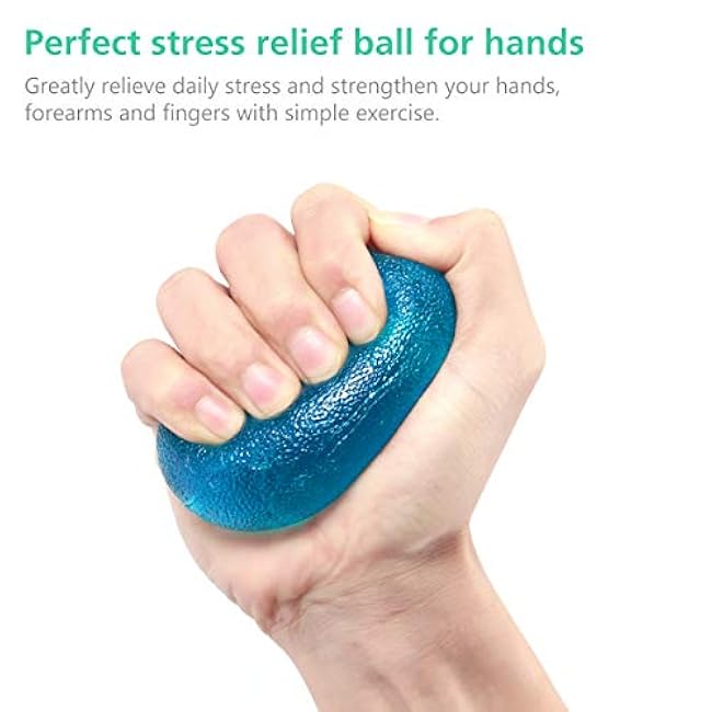 Healifty 6 Pack Hand Therapy Balls Grip Exercise Balls for Hand Therapy Exercise