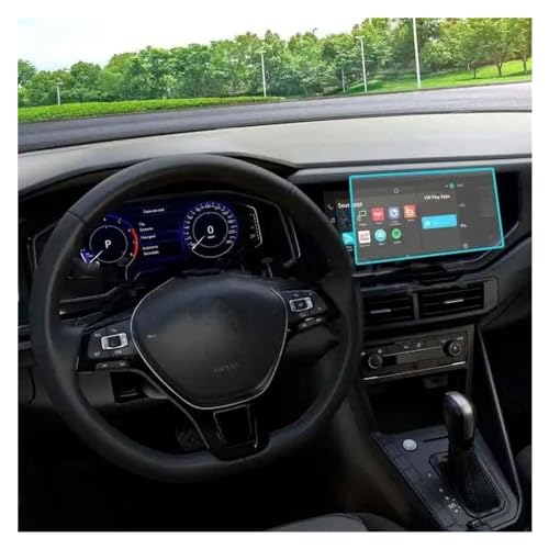 Verre trempé pour navigation GPS VW Virtus protecteur d'écran 10.1 pouces