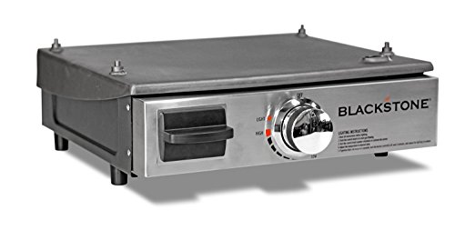 Blackstone-1650-Tabletop-Grill-without-Hood-Propane-Fuelled--17-inch-Portable-Stovetop-Gas-Griddle-Rear-Grease-Trap-for-Kitchen-Outdoor-Camping-Tailgating-or-Picnicking-Black