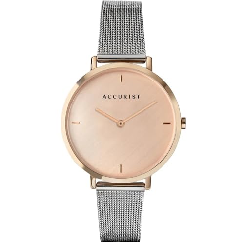 Accurist 8348 Ladies Pink Milanese Watch