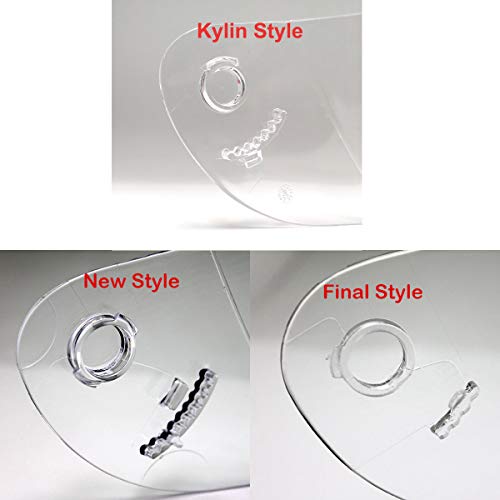 New Style Motorcycle Full Face Modular Helmet Visor Shield for Brand WOW Helmet: Model A110, HJM ONLY - Thumbnail 2