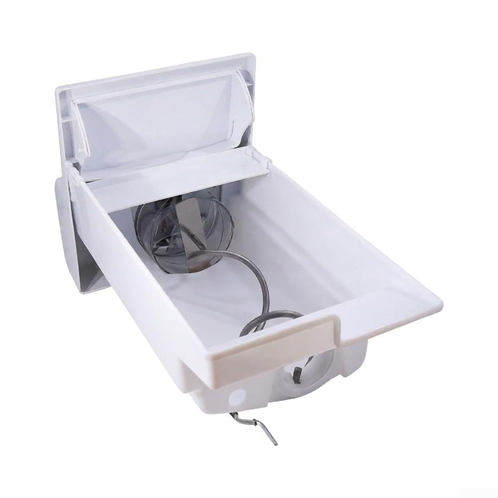 Eismaschinenteil 241860803 Eisschale & Förderschnecke Edelstahl für Kühlschrank Reparatur Einfache Montage Robustes Kunststoffdesign 20x12x10 Zoll