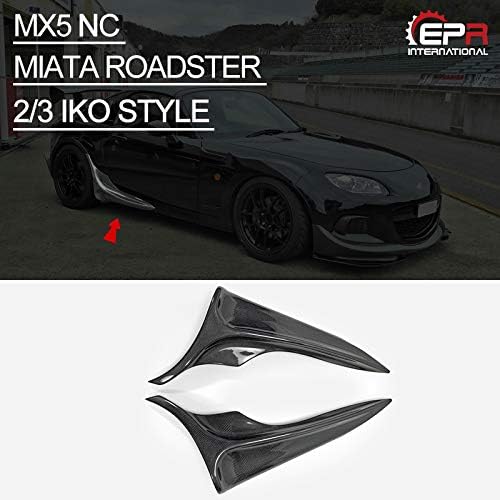 Miniatura 2 de EPR Para MX5 Roaster Miata NC 23 IKO Style Deflector lateral de fibra de carbono