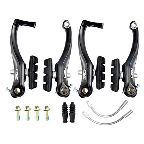 CNCLOL Fahrrad V‑Bremse, Aluminium-Bremsen set für MTB, BMX, Kinderfahrrad – Ansicht 3