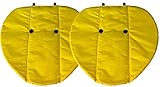 LoveNCreatures - Diva Edition - Chicken Saddle Jacket (2 Apron Pack) Hen Supplies w/Over The Wing Poultry Feather Saver | Hackle to Tail Safety Pad & Pecking Protection Vest -Medium/Large Breeds