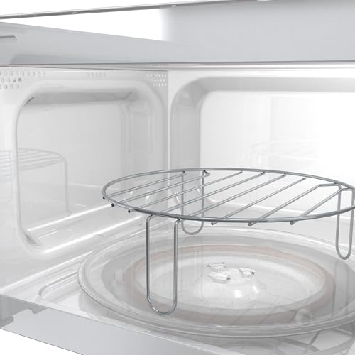 Hisense H20MOWP1HG - Microondas con Grill 20L, 1000W, Revestimiento Cerámico, Cristal Premium, 5 Niveles de Potencia, Función de Descongelación, Fácil Limpieza, Temporizador cocción, Blanco - imagen 4