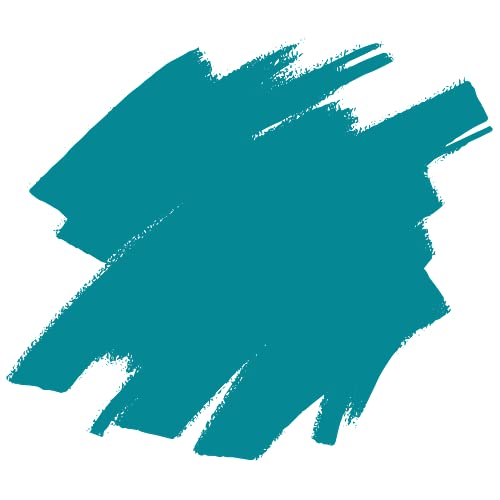 Hemway Matte Shabby Chic Chalk Based Furniture Paint 1L Persian Turquoise Suitable For Interior Furniture, Wardrobes, Shelves, Tables And Chairs, Quick Drying Chalky Finish Smooth Touch #TOP7