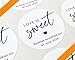 100pcs Personalised Love is Sweet Wedding Favour Stickers,Custom Party Bag Label,Bridal Party Tags,Round Circle Sweet Cone Stickers,Custom Stickers (4cm)
