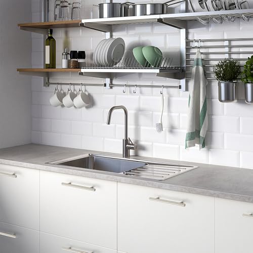 Image of Ravinte 10 Pack 5'' Cabinet Pulls Brushed Nickel Stainless Steel Kitchen Drawer Pulls Cabinet Handles 3 inch Hole Center