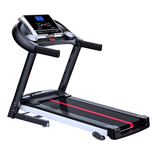 Image of Folding Electric Treadmill Fitness Equipment for Home Gym Running Walking Mat Treadmill Foldable Exercise Machine (Black)