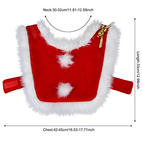 Legendog Cat Christmas Dress, Cat Christmas Costume – Adjustable Size – Special for Cats and Puppies - Image 6