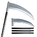 NorNovelties Grim Reaper Toy Scythe – Costume Weapon Accessories for Kids and Adults Cosplay