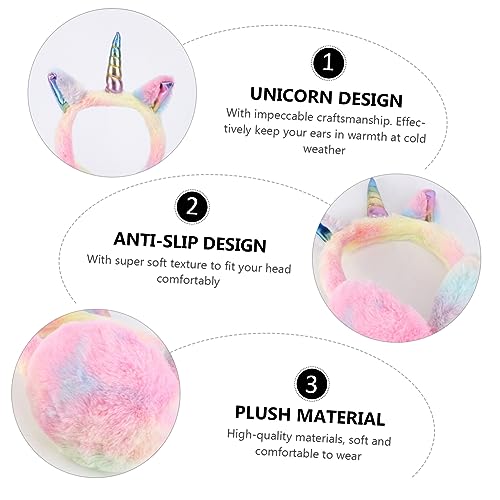 Orejeras de invierno de unicornio para paseos urbanos y días de nieve 2