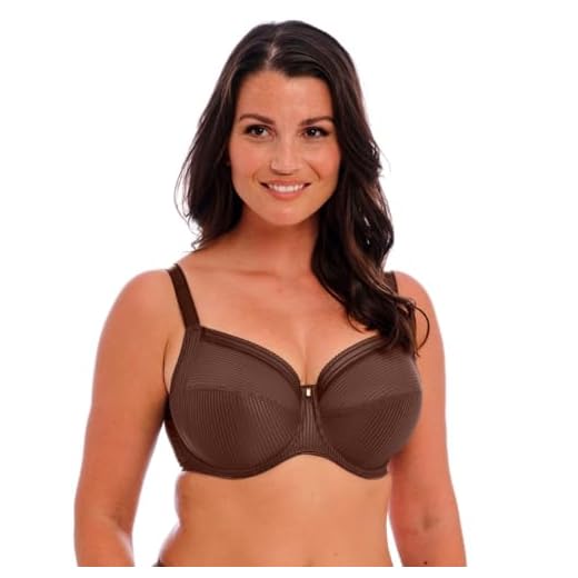 Fantasie Damen Fusion Bügel seitlicher Stützung BH mit voller Abdeckung, Kaffeebraten, 75FF
