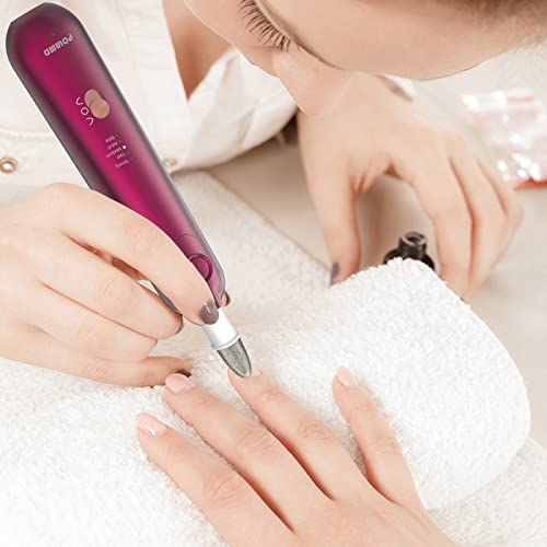 Electric Manicure And Pedicue Kit,Electric Nail File Set,Toenail Grinder For Thik Nails,Nail Drill Machine For Nail Buffer Grinder Trimmer (Red) #TOP5