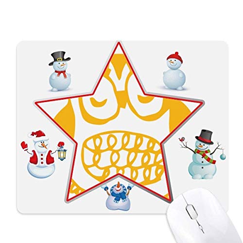 Tapis de souris ergonomique hibou pour soulager le poignet au bureau