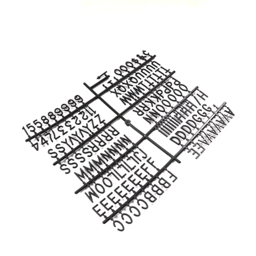 ROMISBABA Lettere in Plastica per Lavagna Messaggi Lettere Bianche Intercambiabili per Lavagna in Feltro o Plastica per Decorazioni Casa Ufficio Eventi e Attività Commerciali