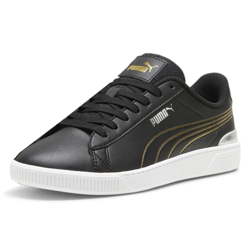 Puma Womens Vikky V3 Metallic Shine Lace Up Sneakers Shoes Casual